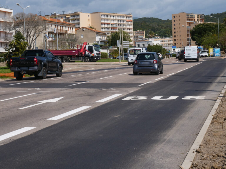 Une voie de bus désormais opérationnelle dans les deux sens entre Saint-Joseph et le centre-ville d’Ajaccio